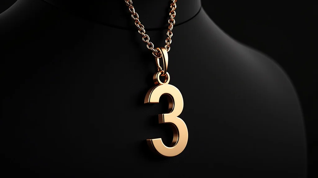 Unveiling Number Pendants Mens Necklaces Styles and Significance
